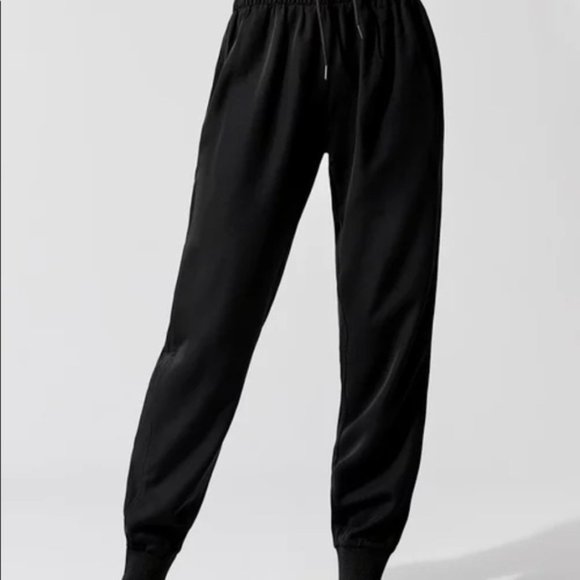 New Carbon38 Femme Moderne high rise elastic waist ankle crop jogger trouser - Picture 4 of 14